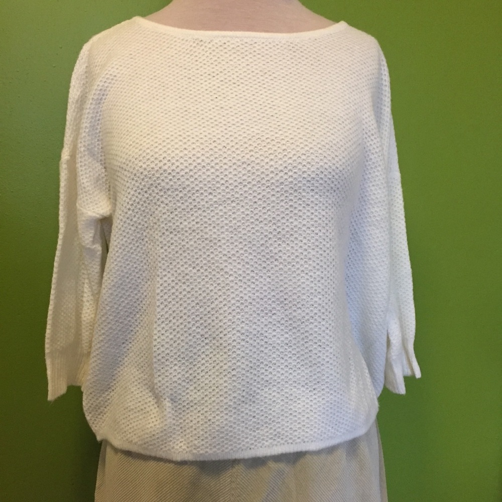 Ann Taylor soft cream sweater